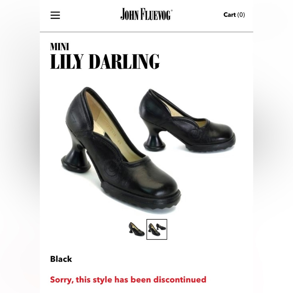 Lily Darling Fluevogs size 8